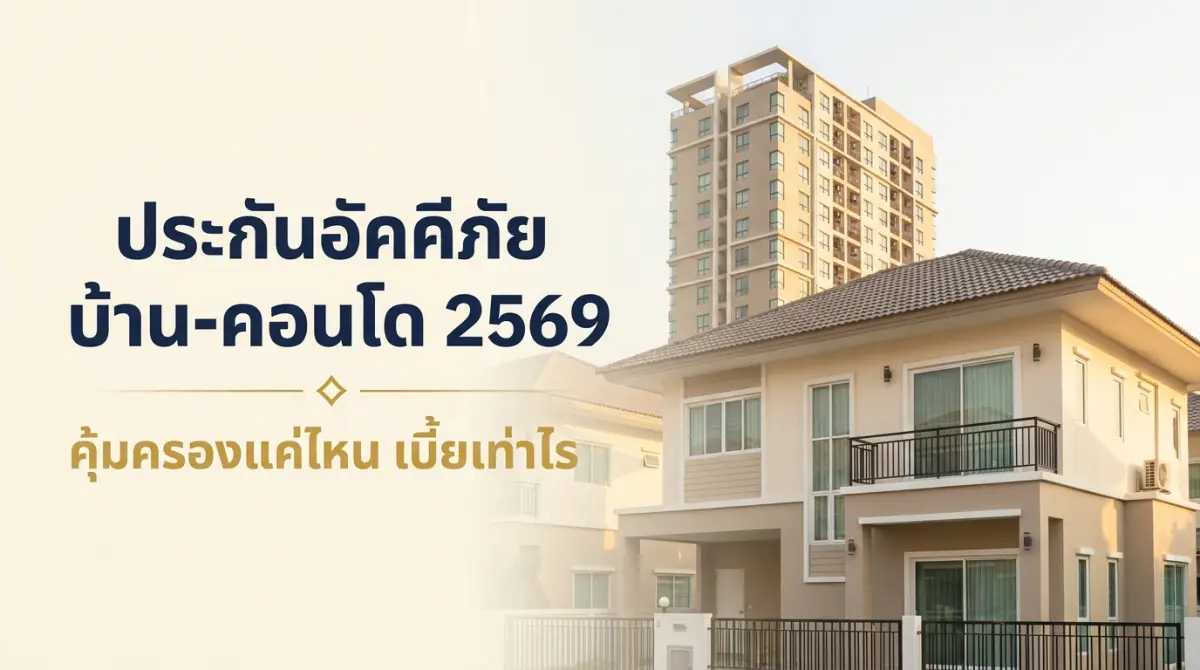 ประกันอัคคีภัยบ้าน-คอนโด 2569 บังคับไหม เบี้ยเท่าไร คุ้มครองแผ่นดินไหวแค่ไหน
