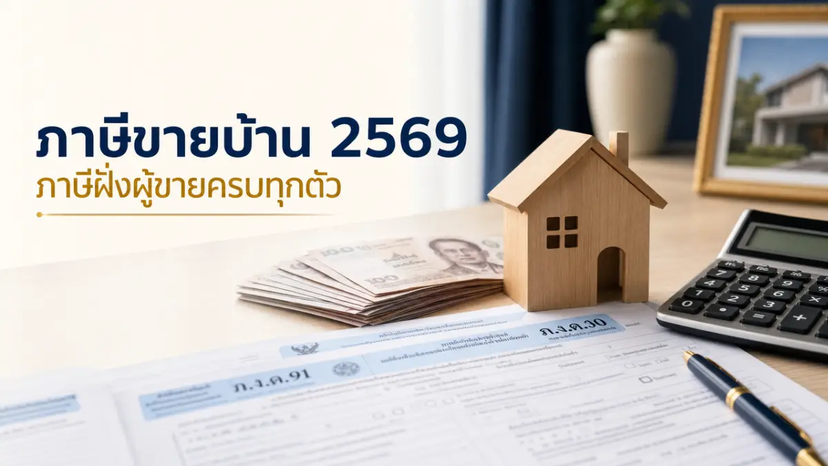 ภาษีซื้อขายบ้าน-ที่ดิน 2569 มีภาษีอะไรบ้าง ใครจ่าย