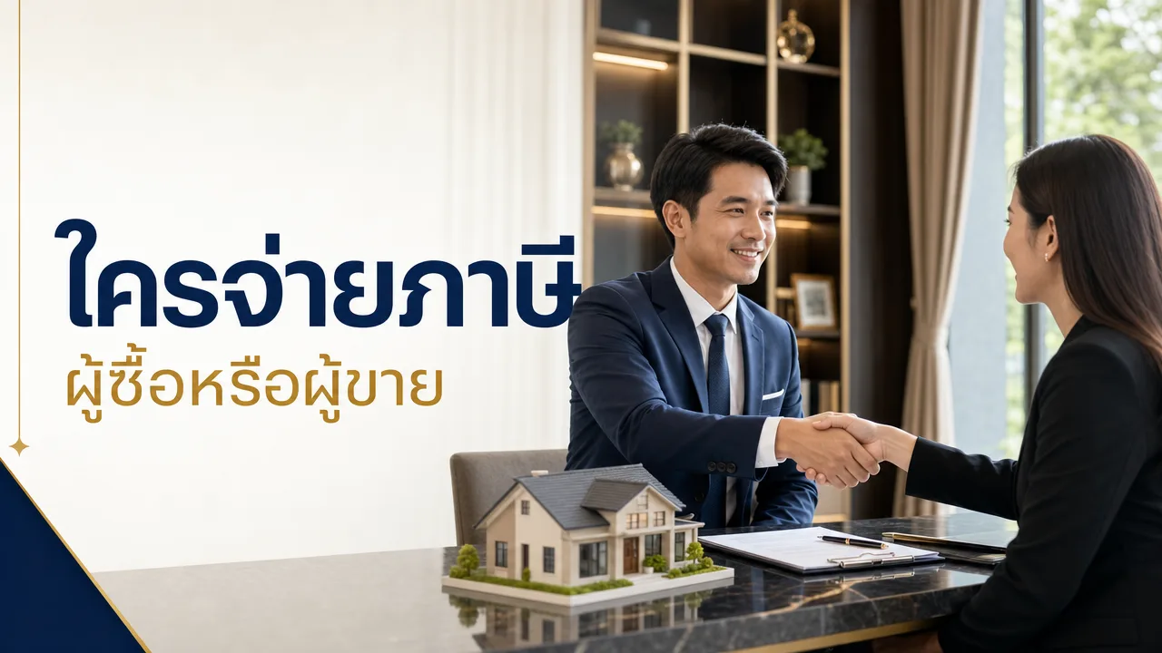 ใครจ่ายภาษี ผู้ซื้อและผู้ขายกับบ้านและเหรียญ